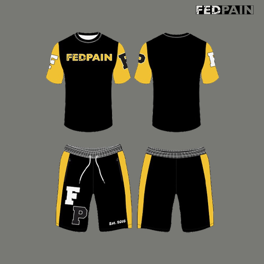 Fedpain Summer Sets Black & Yellow Style 2