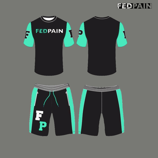 Fedpain Summer Sets Green & Black Style