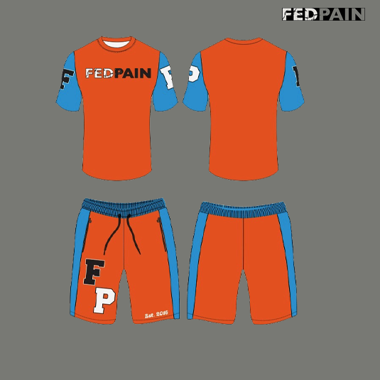 Fedpain Summer Sets Orange & Blue