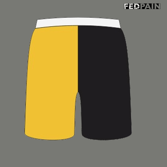 Fedpain Summer Collared Set Black, Yellow & White Style 2