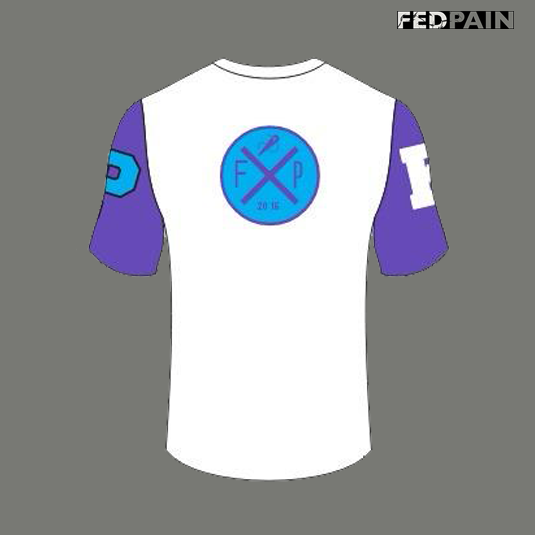 Fedpain Summer Sets All White, Purple & Baby Blue Style 3