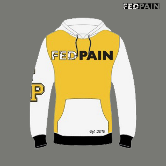 FedPain Tracksuit Yellow, Black & White