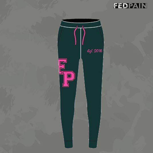 FedPain Tracksuit Green & Pink