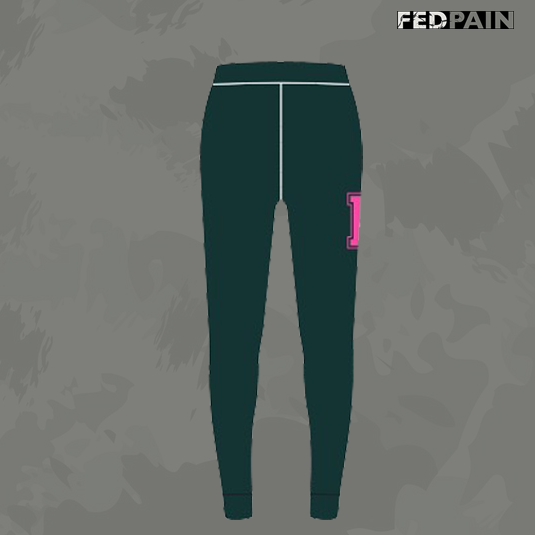 FedPain Tracksuit Green & Pink