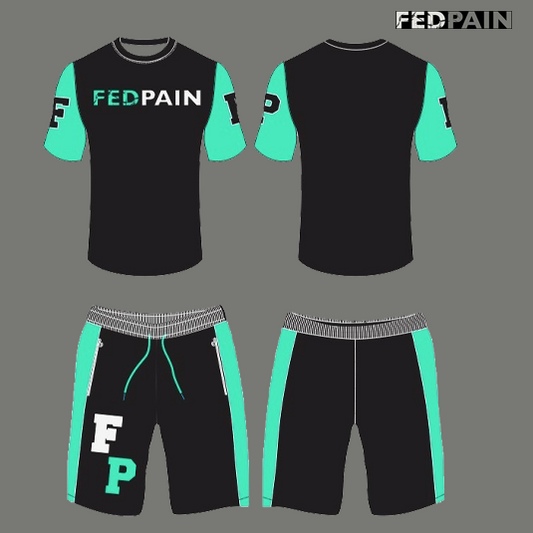 Fedpain Summer Sets Green & Black Style