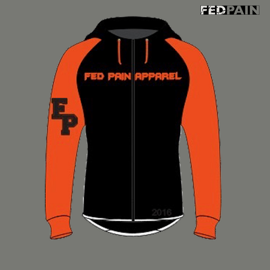 FedPain Tracksuit Black & Orange