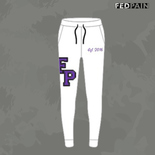 FedPain Tracksuit White & Purple