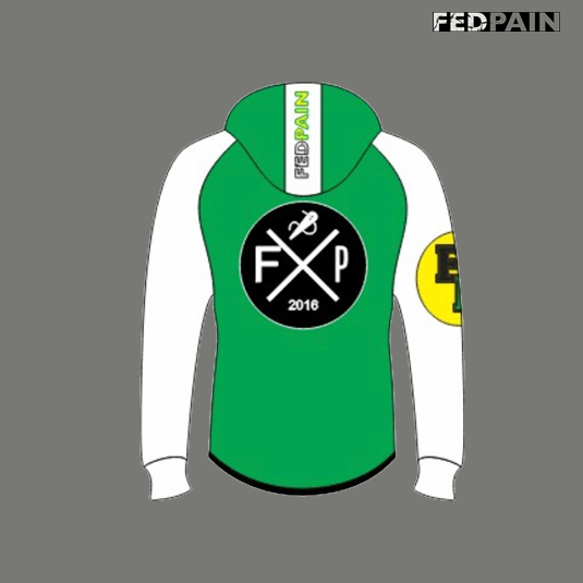 FedPain Tracksuit Green, White and Yellow