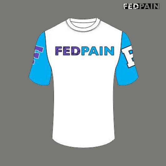 Fedpain Summer Sets White, Purple & Baby Blue Style 4