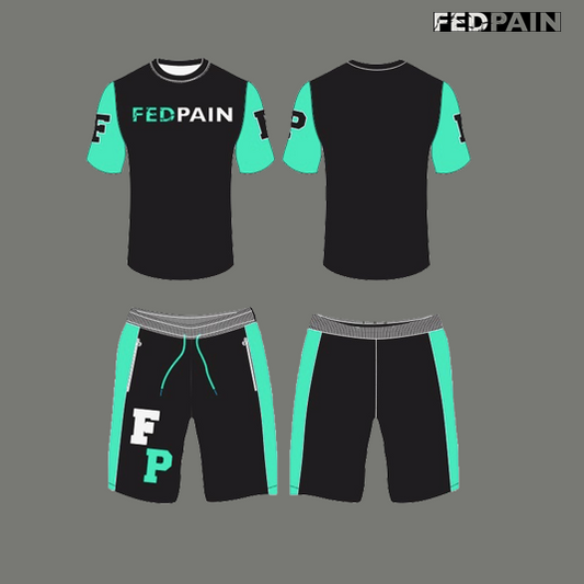 Fedpain Summer Sets Green & Black Style