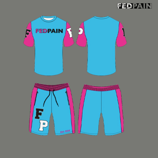 Fedpain Summer Sets Light Blue & Pink