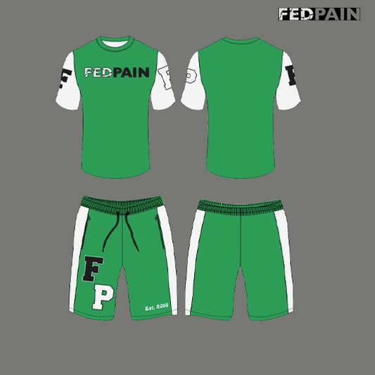 Fedpain Summer Sets White, Black & Green