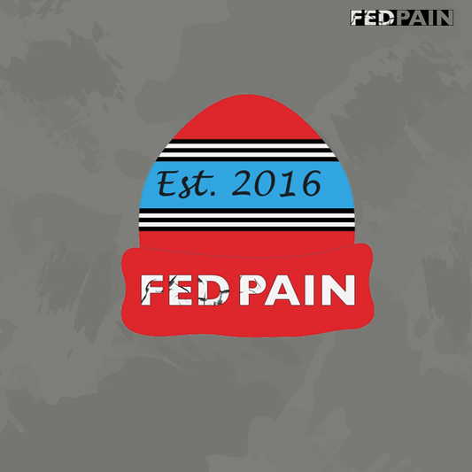 FedPain Pattern Bennie Red & Blue