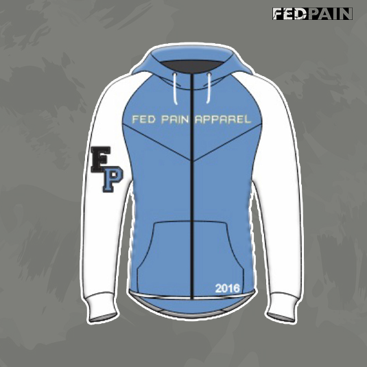 FedPain Tracksuit Light Blue & White