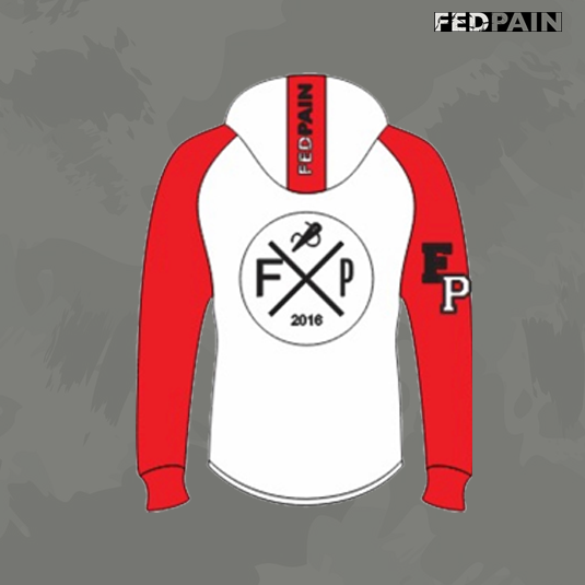 FedPain Tracksuit White & Red