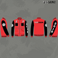 Fedpain Bomber Red & Black Jacket
