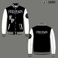 Fedpain Varsity Letterman White & Black