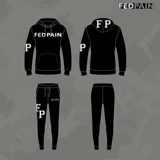 FedPain Tracksuit Black