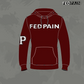 FedPain Tracksuit Red Burgundy