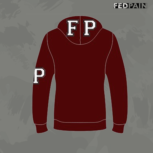 FedPain Tracksuit Red Burgundy