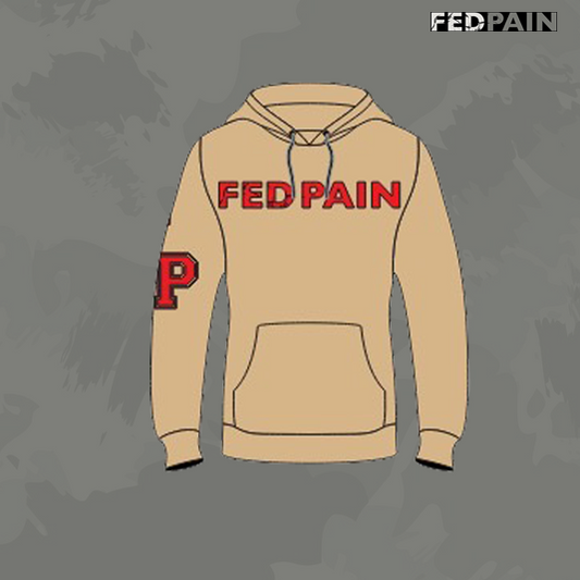 FedPain Tracksuit Cream & Orange