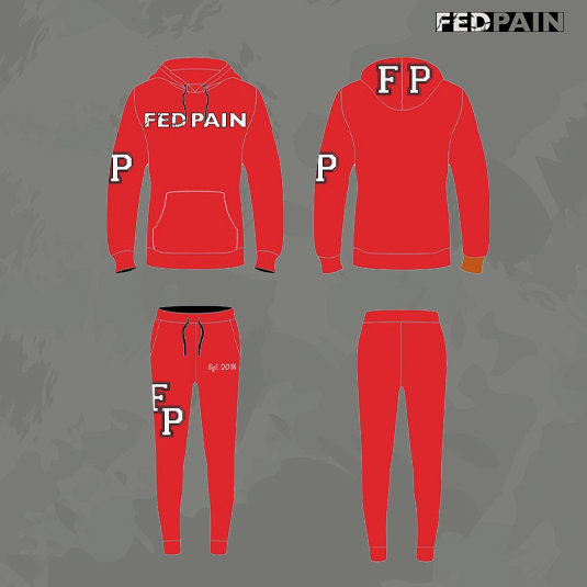 FedPain Tracksuit Red