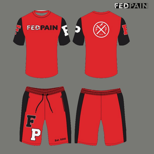 Fedpain Summer Sets Red, Black, White