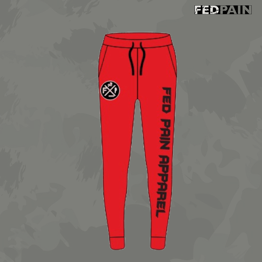 FedPain Tracksuit Red & Yellow