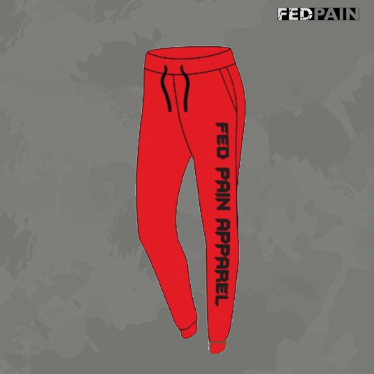 FedPain Tracksuit Red & Yellow