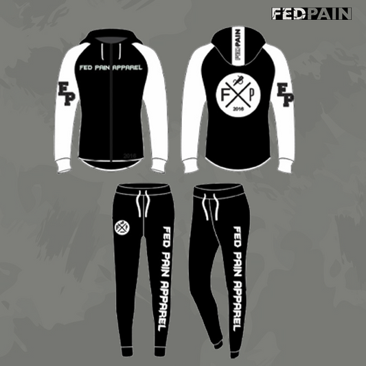 FedPain Tracksuit Black & White