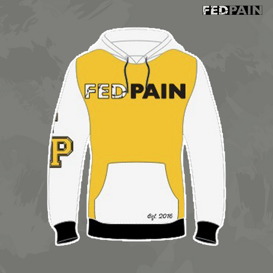 FedPain Tracksuit Yellow, Black & White