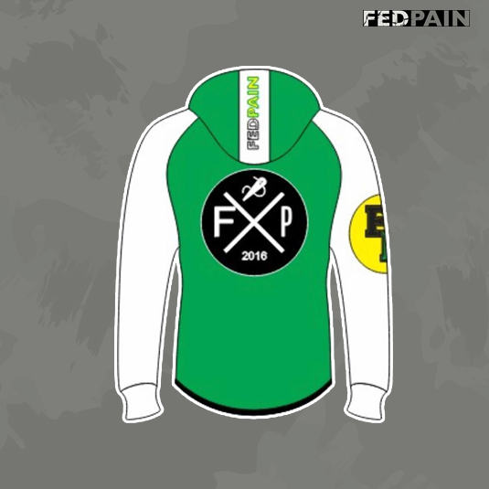 FedPain Tracksuit Green, White and Yellow