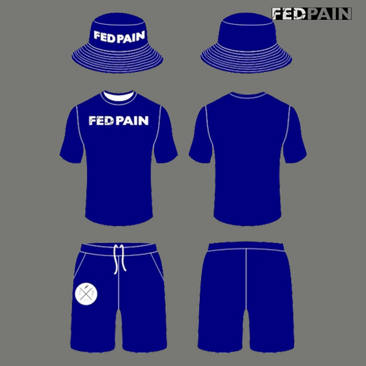 Fedpain Summer Soild Sets with Hat